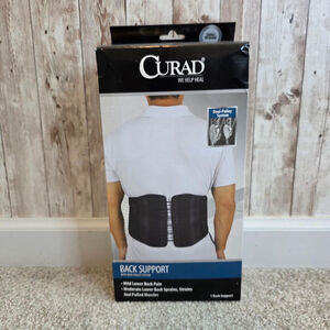 Unisex Curad Back Support L/XL Black